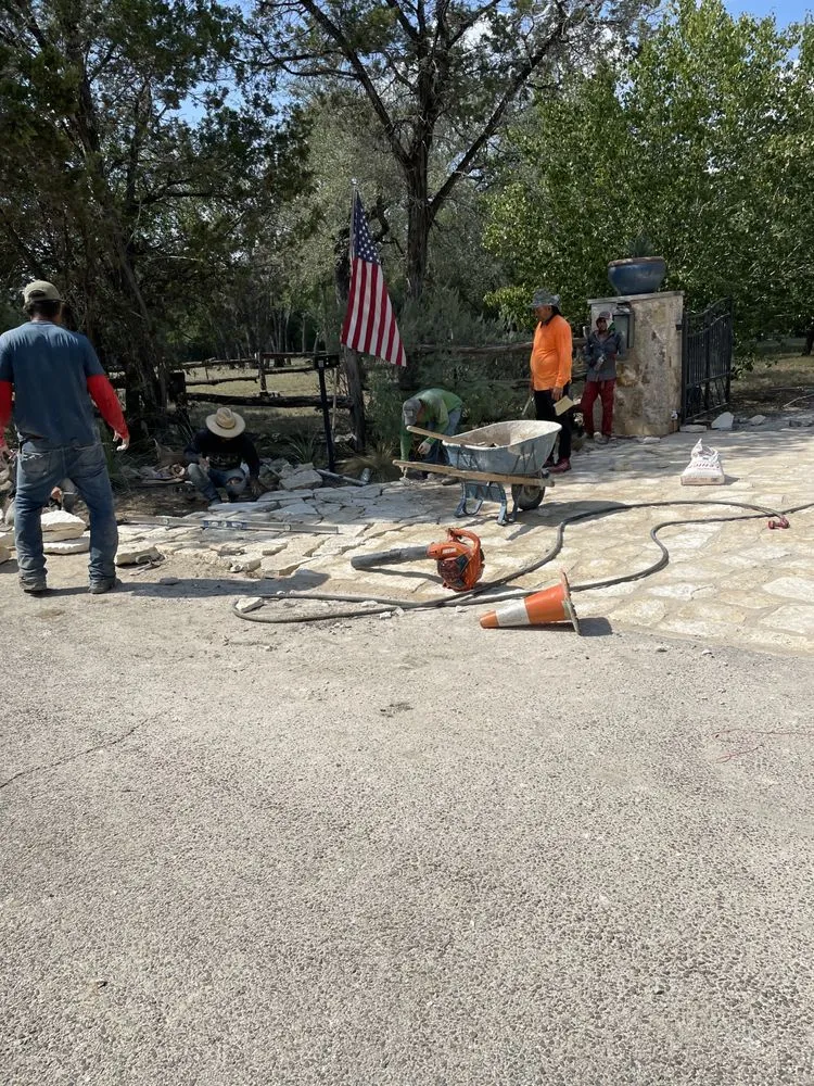 Custom yard cleanup service in Austin, TX by Kora Landscaping