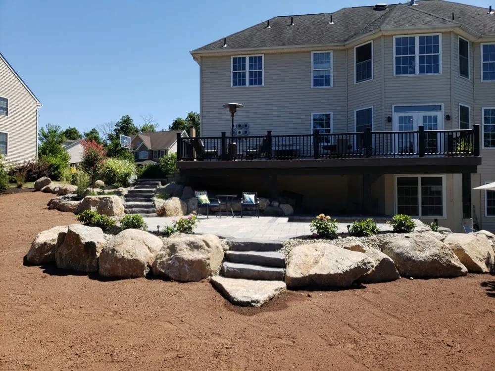 Expert residential landscaping in Douglassville, PA by KORstone