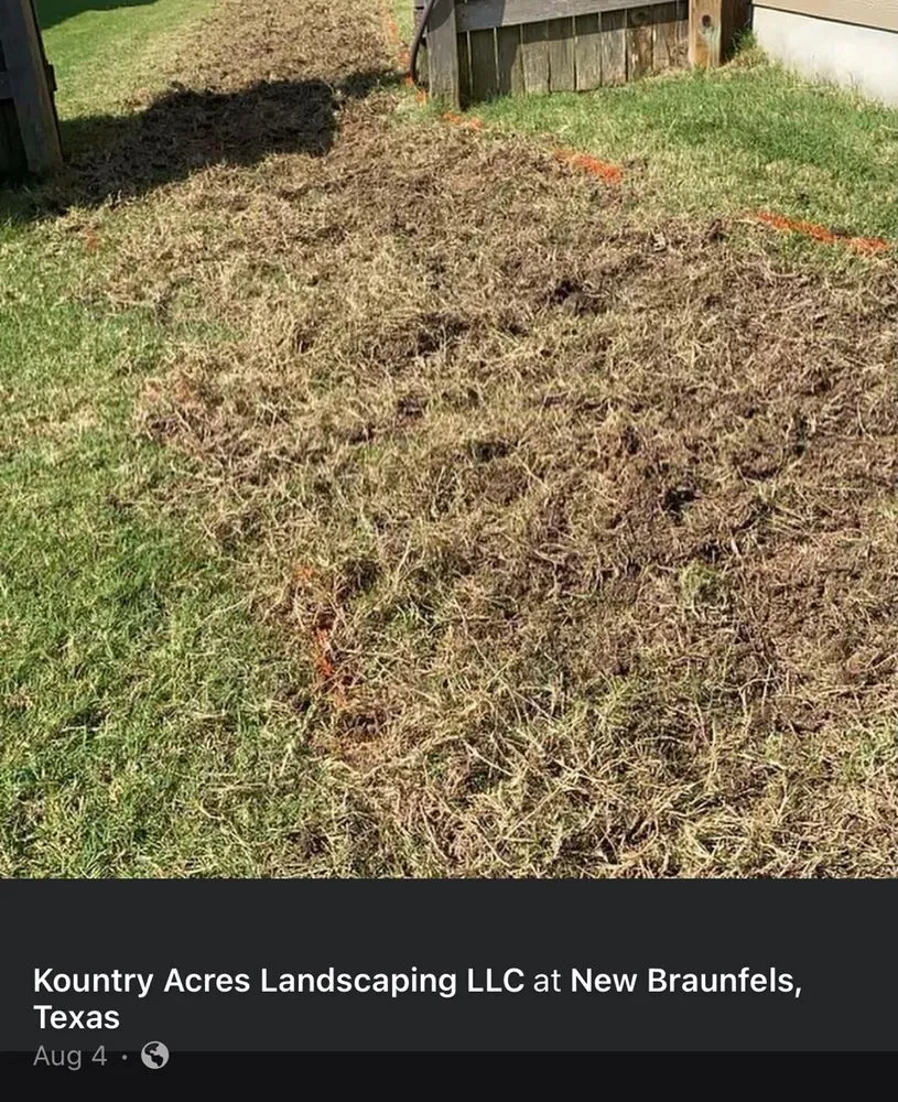 Local landscape design for outdoor upgrades in New Braunfels, TX by Kountry Acres Landscaping