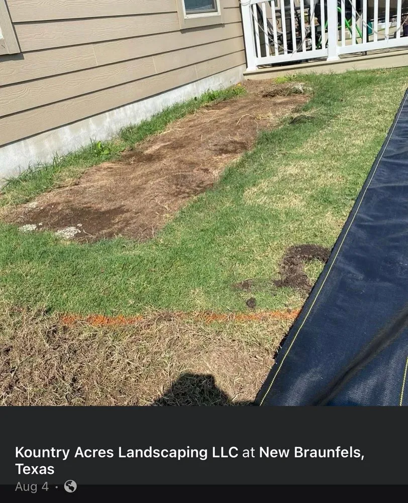 Local outdoor landscaping in New Braunfels, TX - Kountry Acres Landscaping