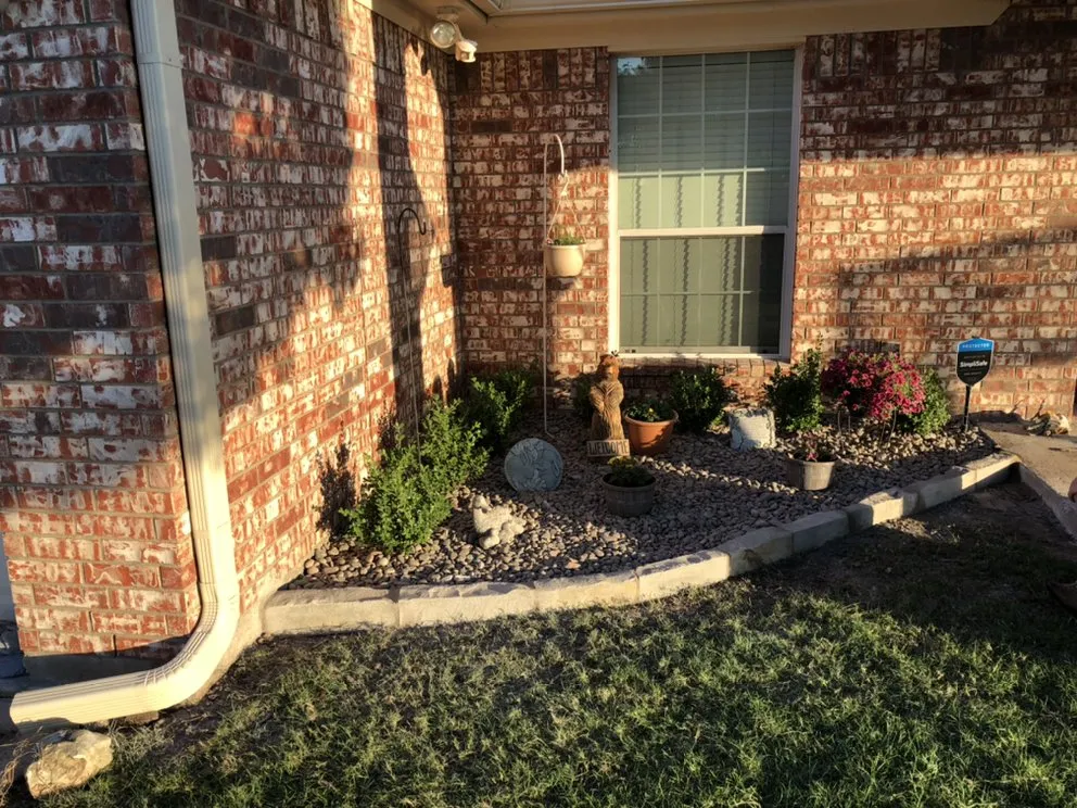 Top-rated lawn care service for homes in Fort Worth, TX by K&P Custom Landscaping