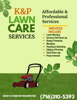 K&P Lawn Care Services Logo