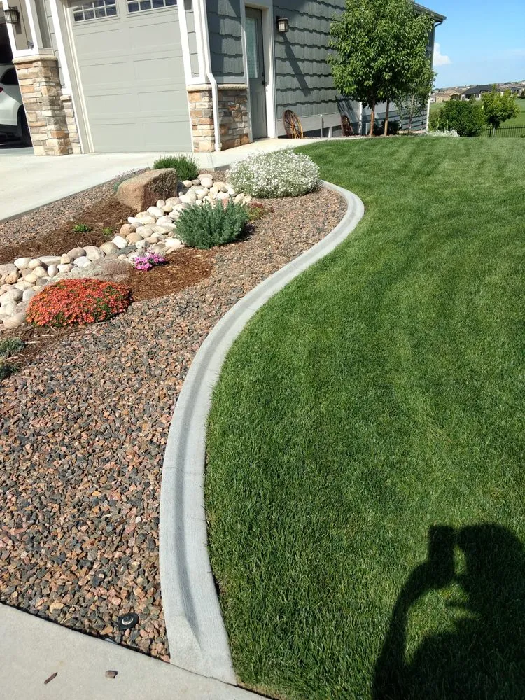 Local lawn mowing service with custom design across Windsor, CO - Krafts Kurbing