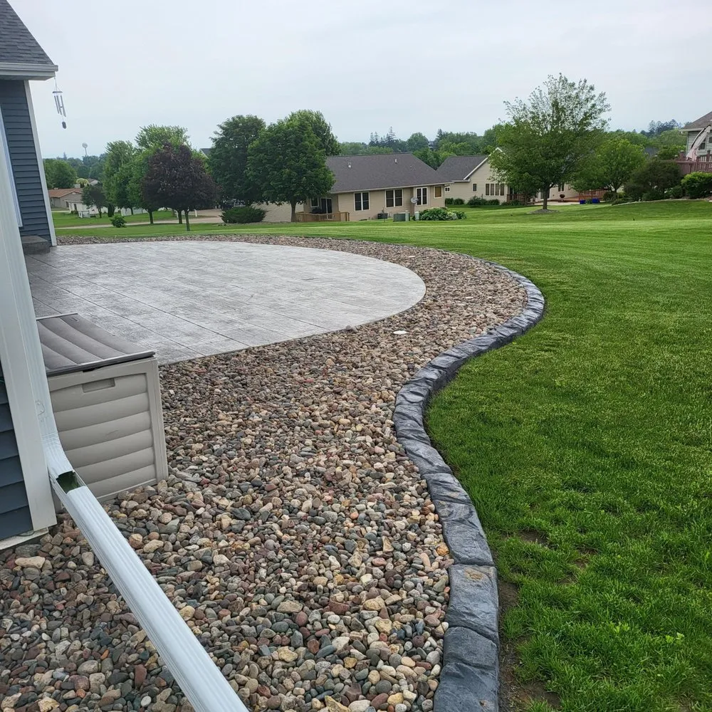 Local yard maintenance for outdoor upgrades in Lone Rock, WI by Krafty Kurbs
