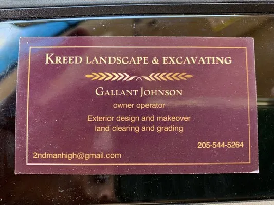 Kreed excavations and landscape Logo