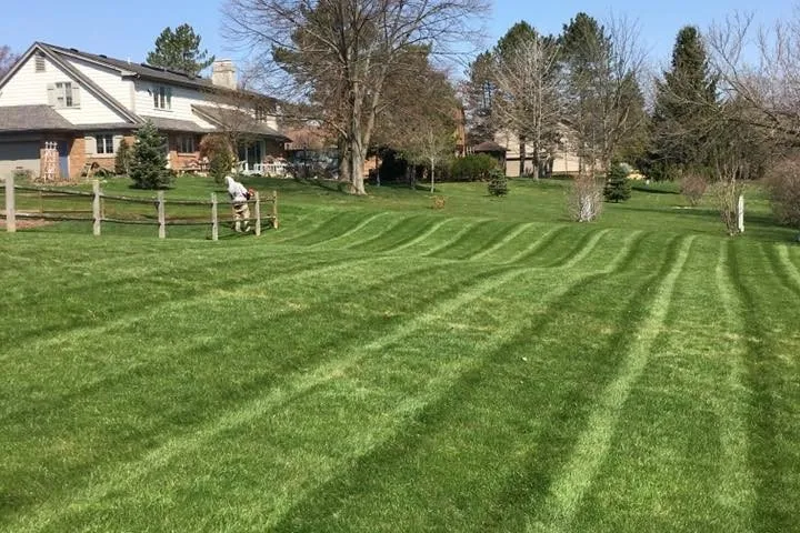 Expert yard cleanup service for beautiful yards in Anoka, MN by Kretsu Lawn & Landscaping