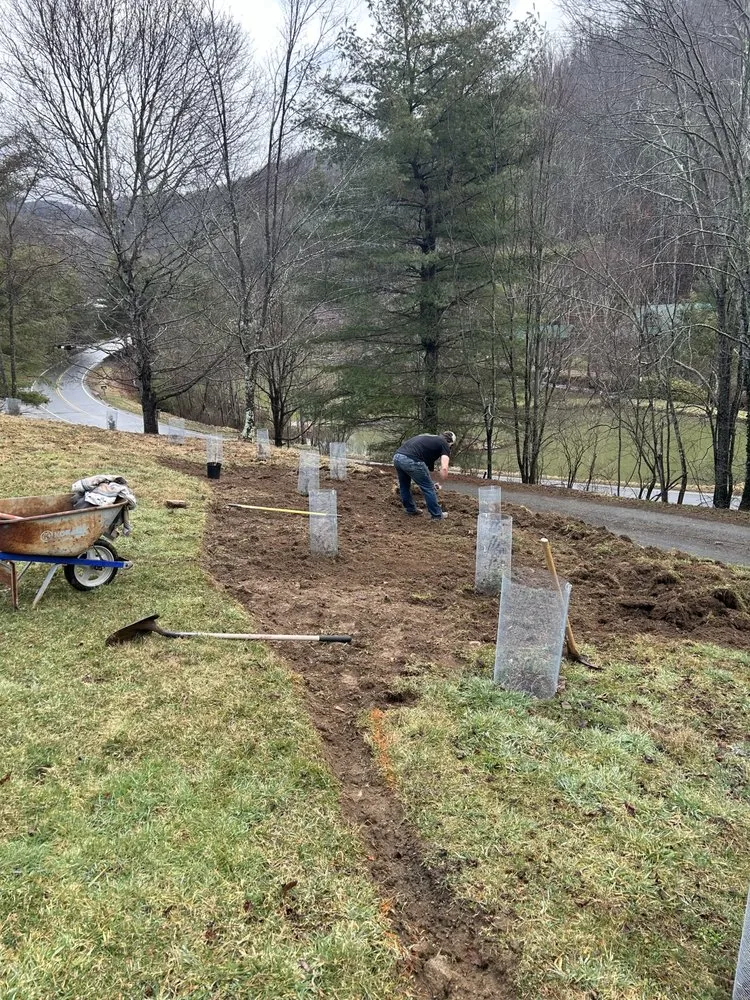 Professional landscape design for homes in Alexander, NC by KRH Lawncare & Landscaping