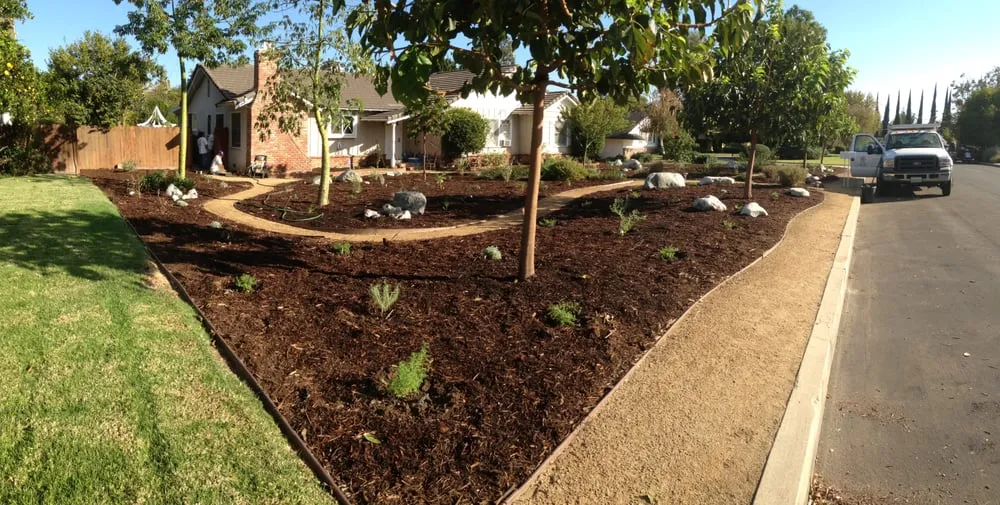 Custom landscape installation for beautiful yards across Sun Valley, CA - KRM Garden Management