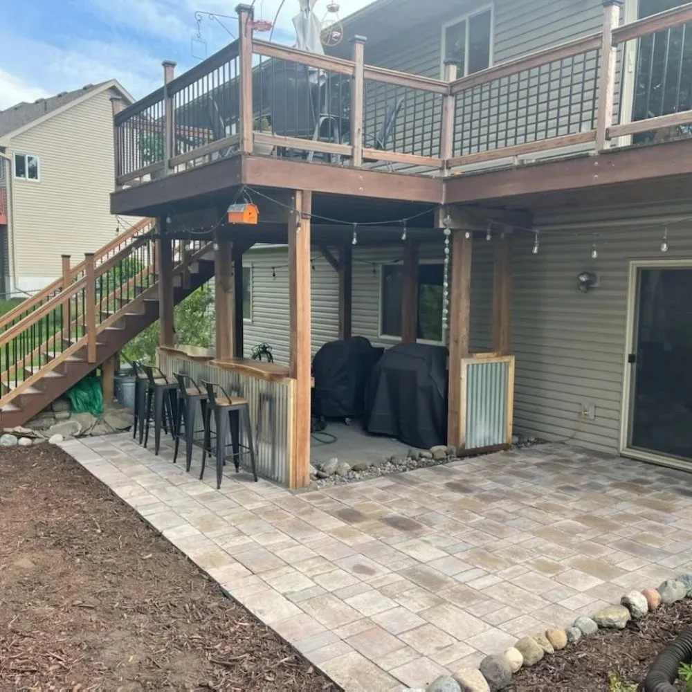 Local outdoor landscaping in Maplewood, MN by Kroschel's Real Estate & Landscaping