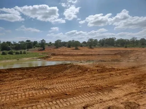 Local landscape design near you in Sealy, TX by Krueger Excavation