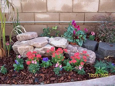 Affordable outdoor landscaping for residential properties in Kingman, AZ by Krueger's Property Improvements