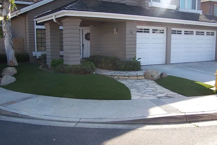 Professional landscape installation for residential properties in Kingman, AZ by Krueger's Property Improvements