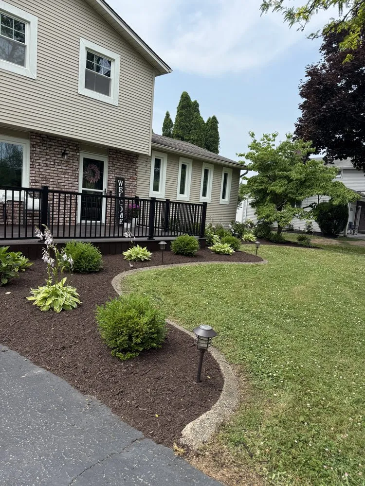 Affordable outdoor landscaping in Brockport, NY - Krug’s property services