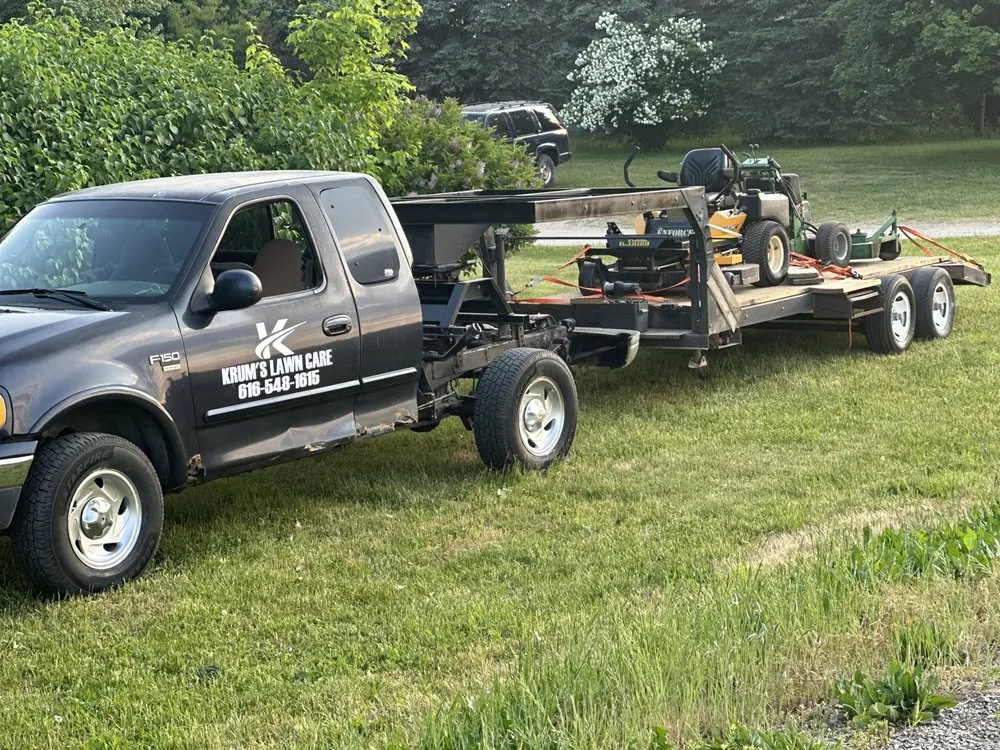 Affordable lawn mowing service experts serving Sheridan, MI - Krum’s Lawn Care