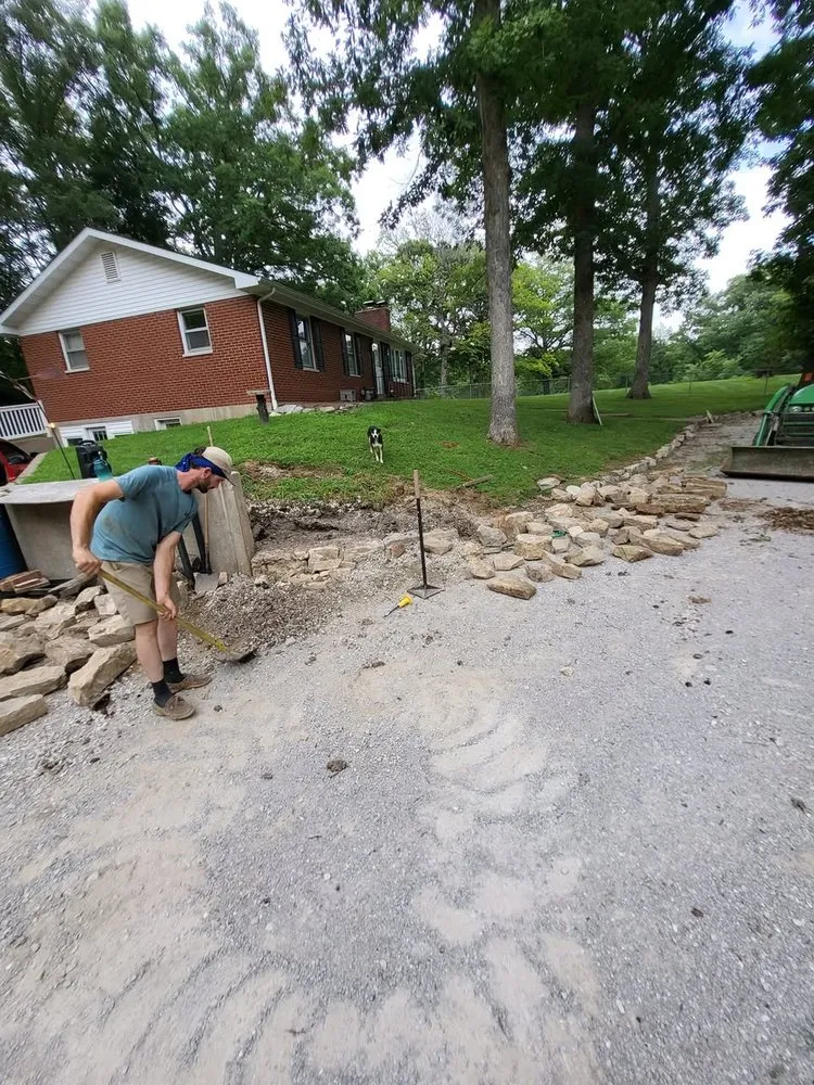 Custom outdoor landscaping for outdoor upgrades in Waterloo, IL by K&S Construction & Lawn Care