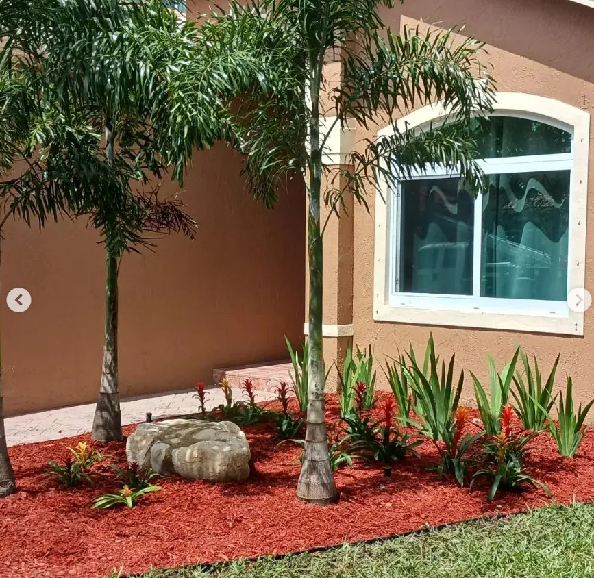 Professional outdoor landscaping in Delray Beach, FL by Ks lawns r us