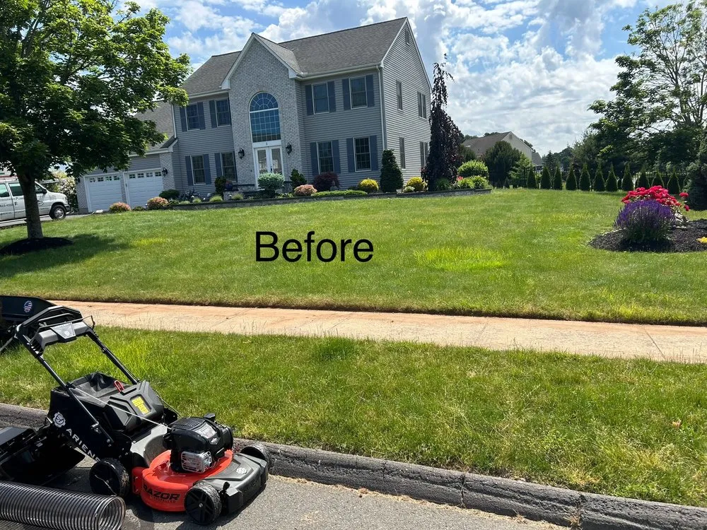 Professional yard maintenance for year-round maintenance in Windsor Locks, CT by KSC Property Maintenance