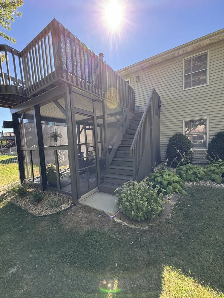 Professional landscape installation in Bloomington, IL - KT Construction