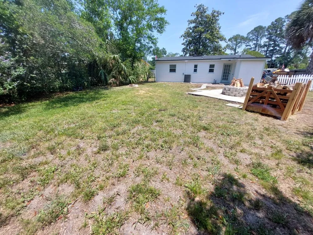 Local yard cleanup service for year-round maintenance in Jacksonville Beach, FL by K&T Lawn and More Services