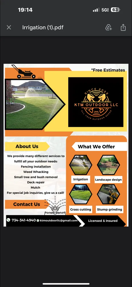 Local landscape installation in Westland, MI by Ktm Outdoors