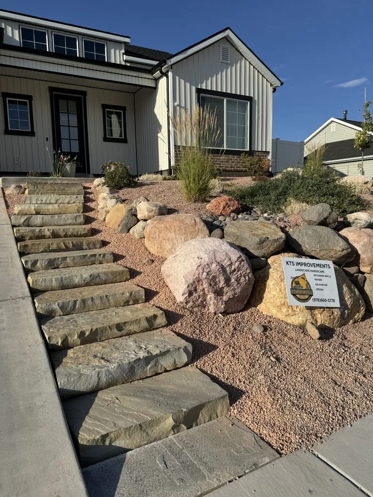 Expert landscaping services in Cedar City, UT by KTS Improvements
