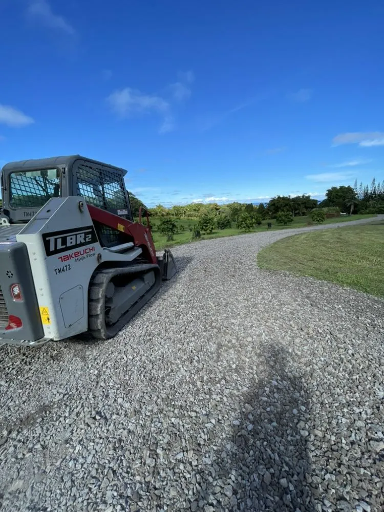Professional garden landscaping in Hilo, HI by KUA Asphalt Paving