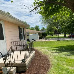 Custom residential landscaping with custom design across Magnolia, IL - Kuehn Lawn Services