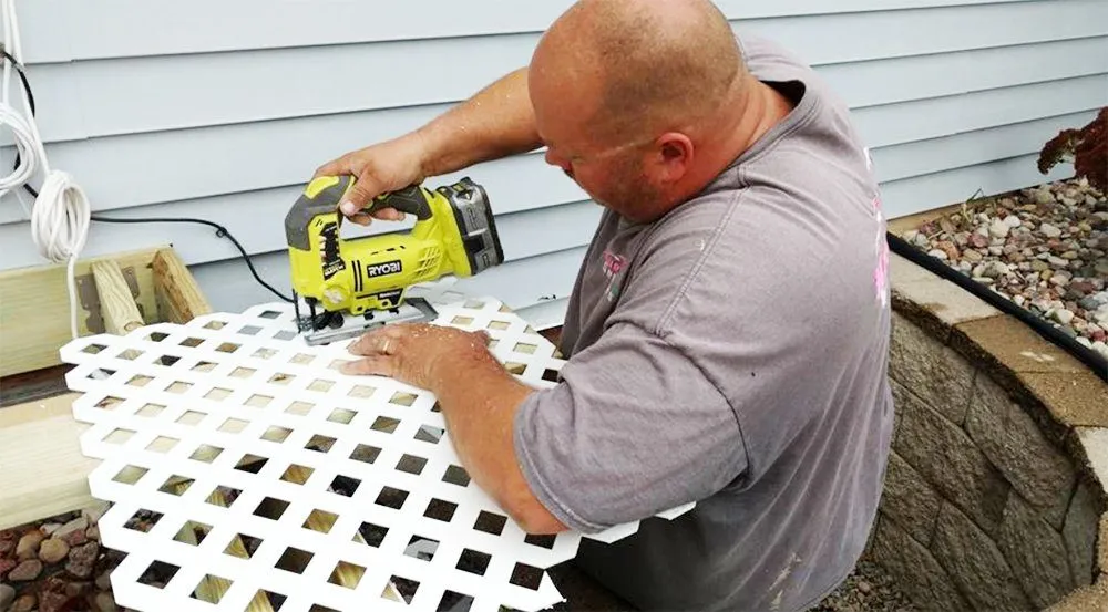 Professional yard cleanup service with custom design in New London, WI by Kuether Services