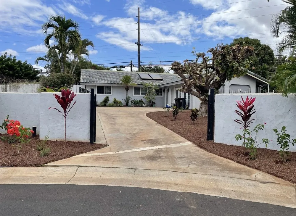 Professional garden landscaping for year-round maintenance in Wailuku, HI by Kuleana Landscaping