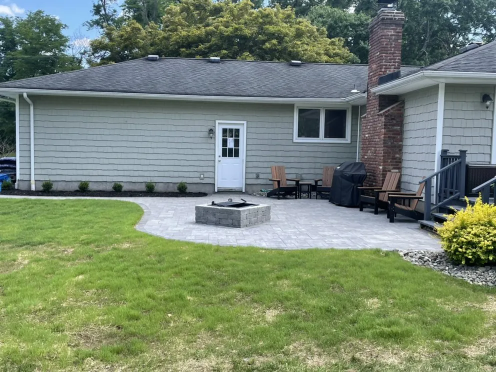 Professional landscape installation in Califon, NJ by Kuronya & Son's Landscaping