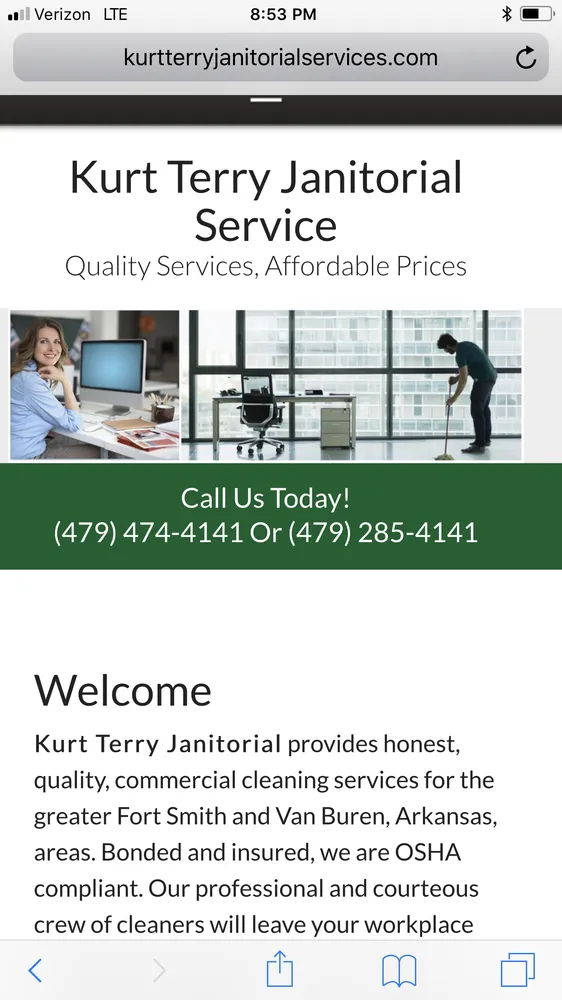 Top-rated landscaping services in Van Buren, AR - Kurt Terry Janitorial Service