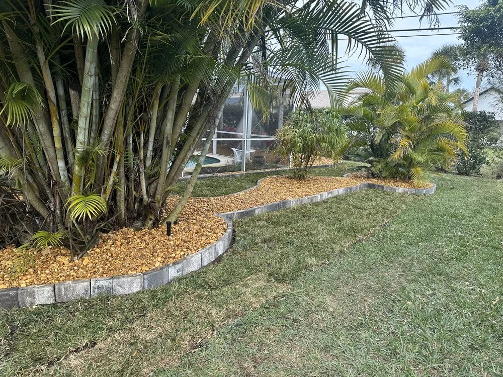 Local landscape installation in Rockledge, FL - Kustom Kreations Landscaping