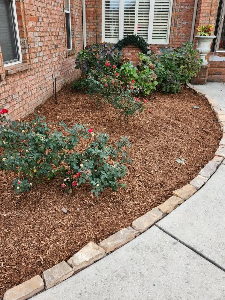 Custom landscape design for residential properties in Athens, AL by Kustome Residential Solutions