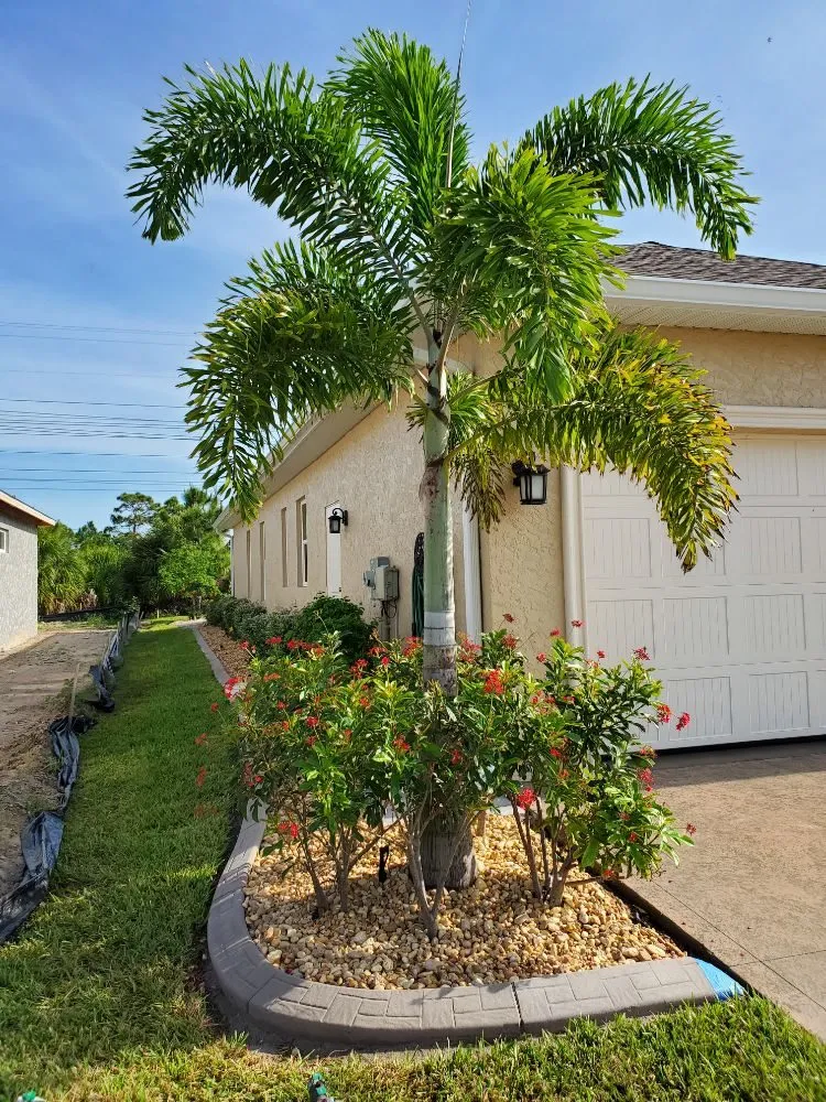 Custom lawn mowing service in Port Charlotte, FL by Kustomized Kurbing