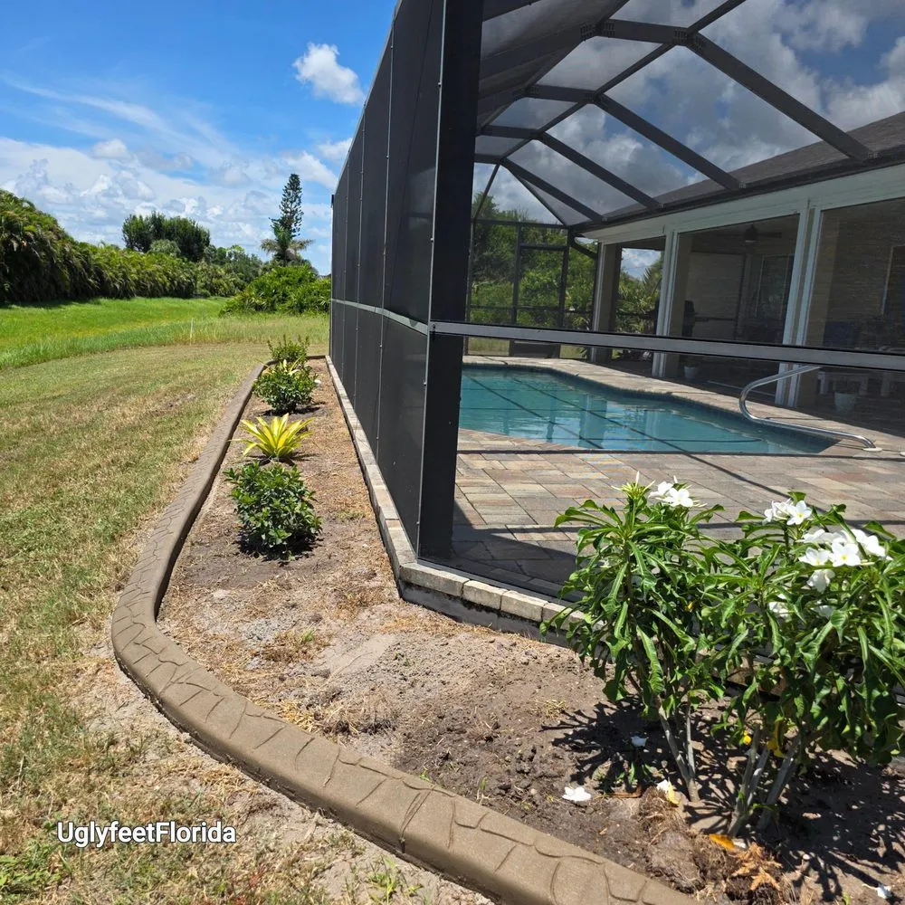 Local residential landscaping with custom design in Port Charlotte, FL by Kustomized Kurbing