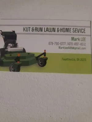 Kut & Run Lawncare & Home Logo