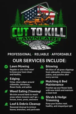 Kutt Too Kill Lawn Care Logo