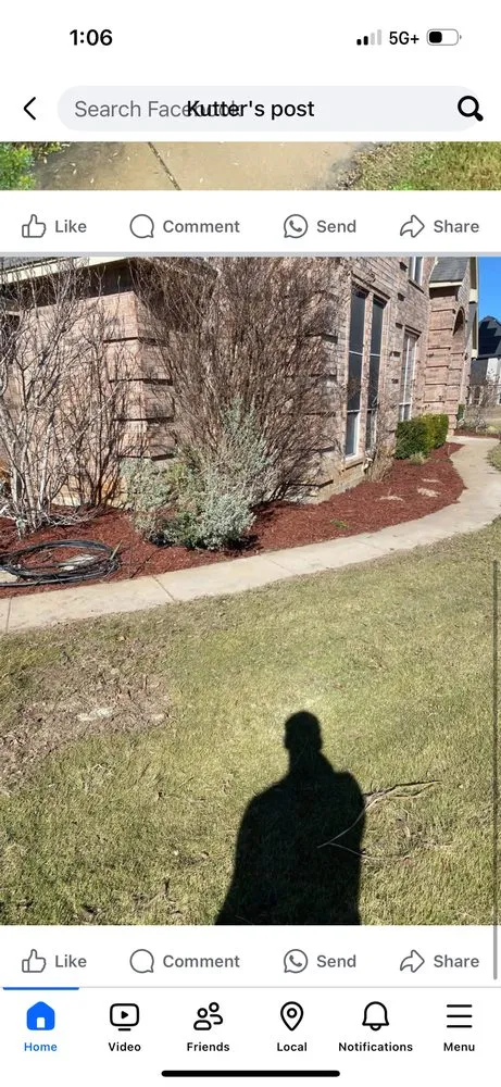 Affordable landscape design in Aledo, TX by Kutters Landscaping