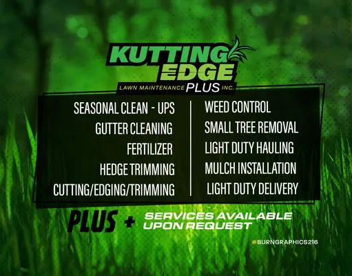Kutting Edge Lawn Maintenance Plus Logo