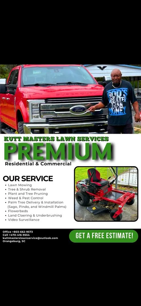 Local landscaping services experts serving Orangeburg, SC - Kuttmasters