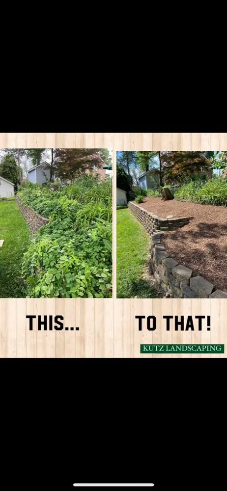 Custom landscape installation near you in Springfield, PA by Kutz Landscaping