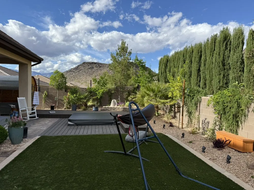Professional lawn mowing service for outdoor upgrades in Cedar City, UT by Kw Handyman Services