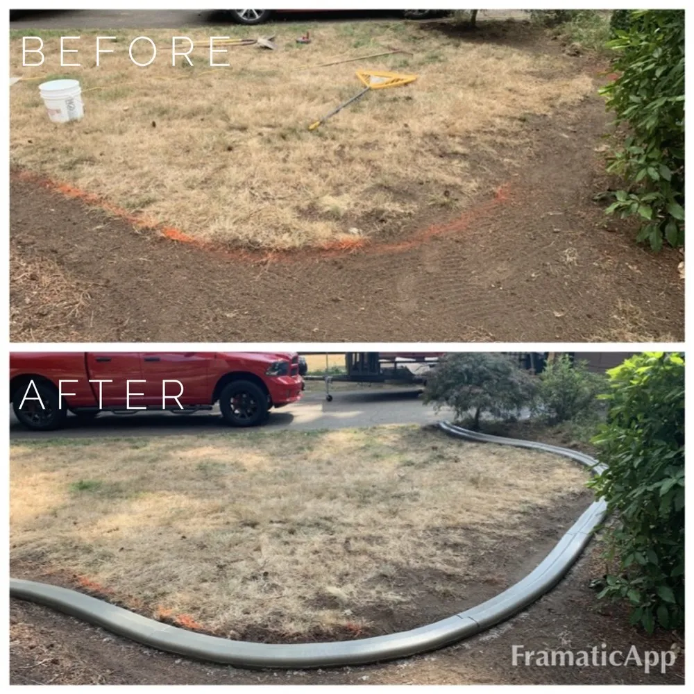 Professional garden landscaping in Shelton, WA by Kwik Kerb By David