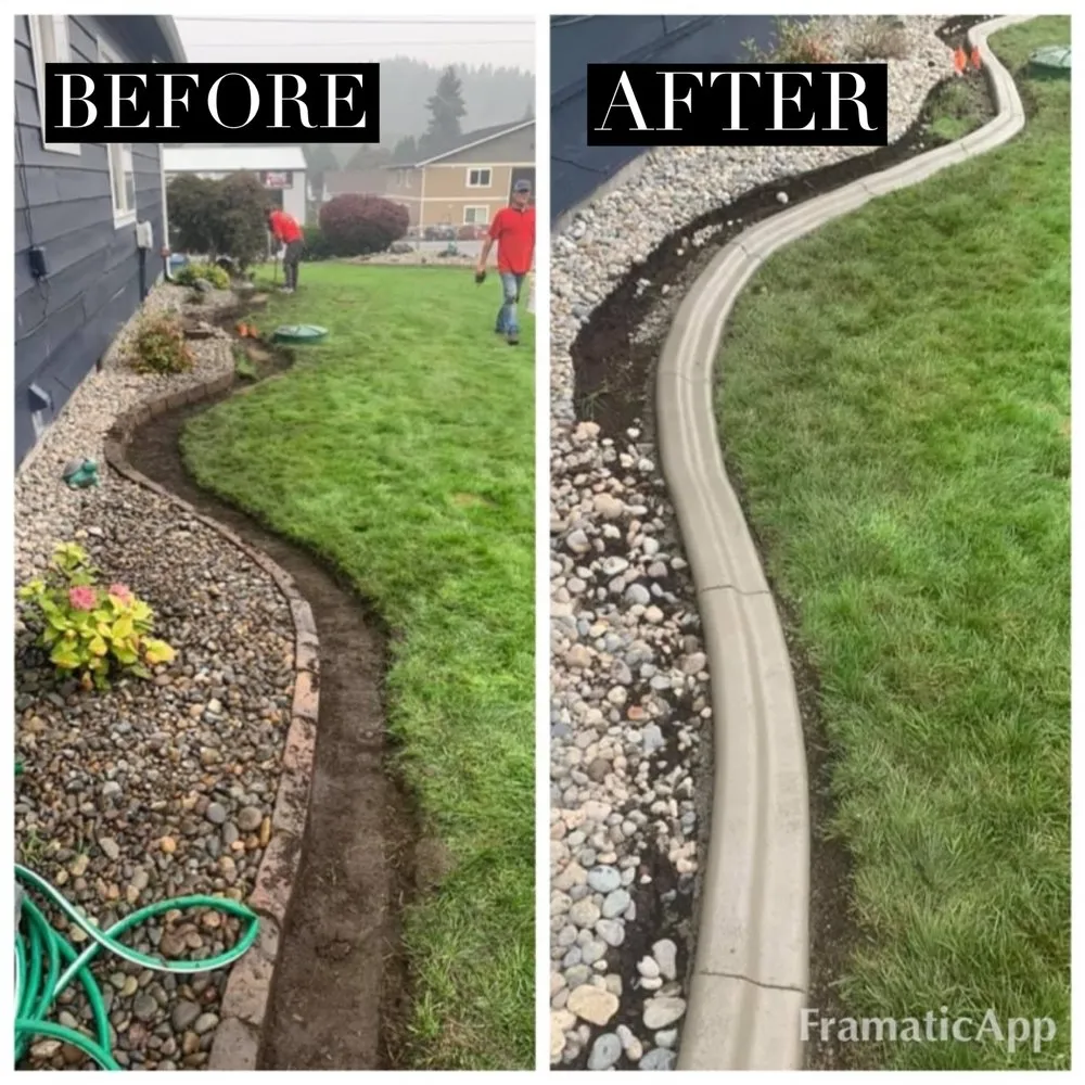 Custom landscape design near you across Shelton, WA - Kwik Kerb By David