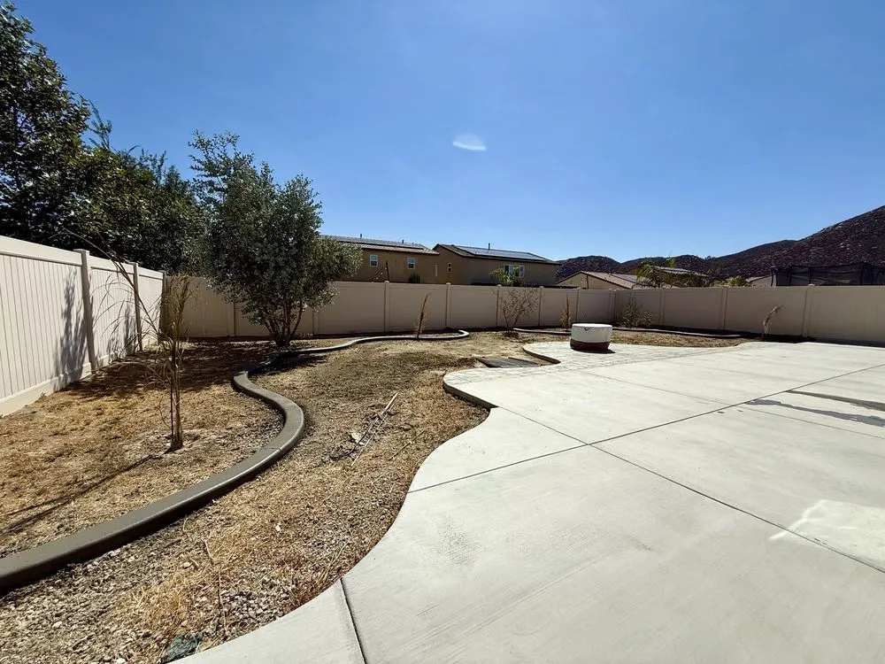 Custom garden landscaping near you in Menifee, CA by Kwik Kerb by Guido