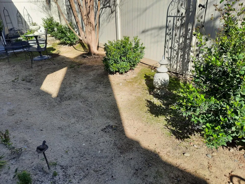 Custom yard maintenance with custom design in Menifee, CA by Kwik Kerb by Guido
