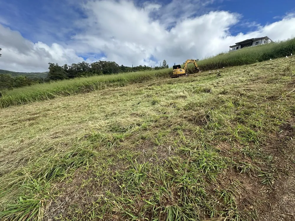 Professional yard cleanup service with custom design in Kalaheo, HI by Kyani Equipment Services