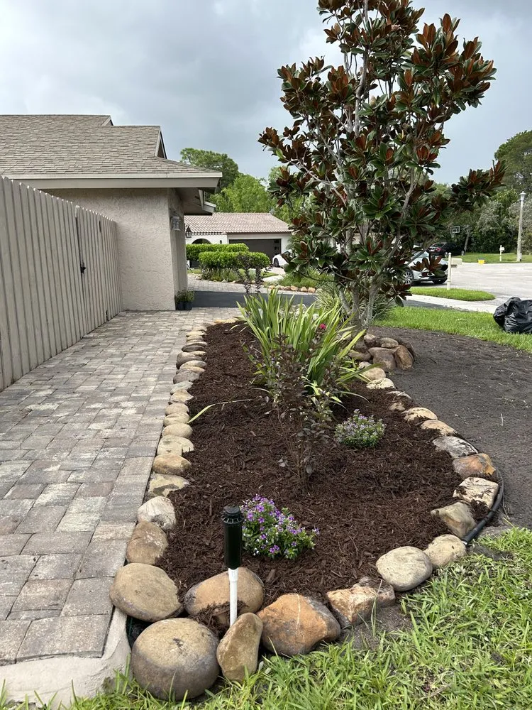 Reliable outdoor landscaping in Lake Worth, FL by Kyano's Lawn Mowing