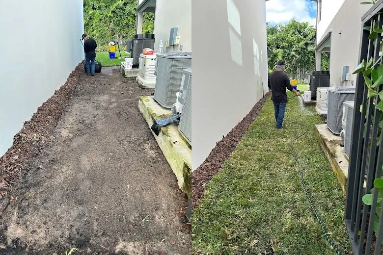 Professional landscape installation for outdoor upgrades across Lake Worth, FL - Kyano's Lawn Mowing