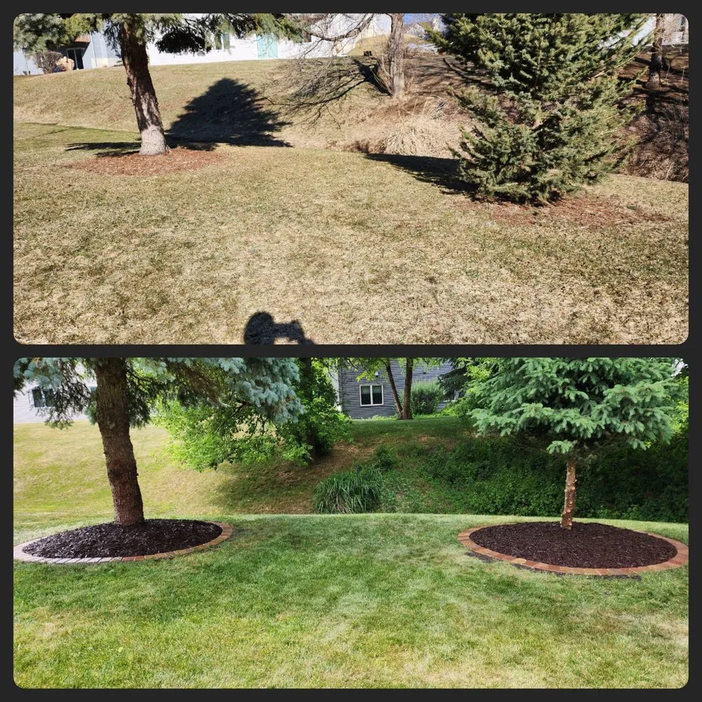 Custom residential landscaping in Kasson, MN by Kyle's Lawn Service